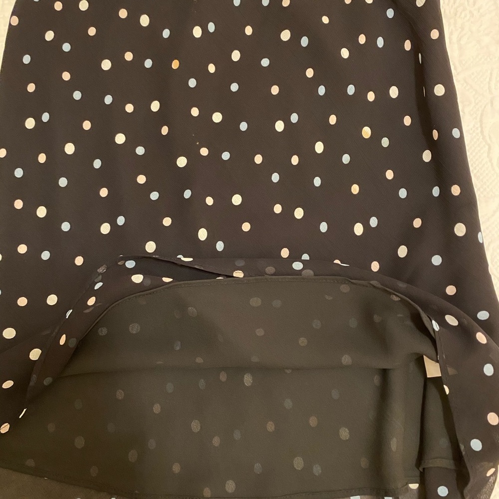 Lily Small Blue Polka Dot Skirt - Picture 3 of 4